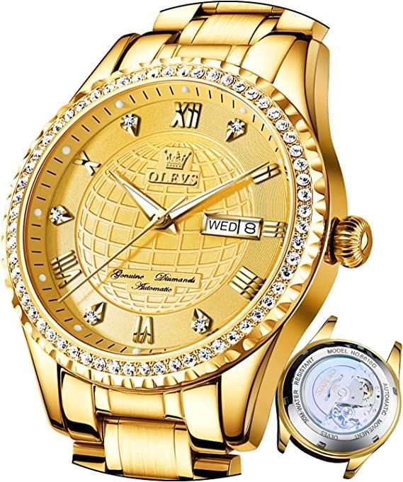 Diamond Gold Luxury Watch Dress Classic Ladies